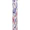 Red White & Blue Striped Swirl Wired Spring Craft Ribbon, 2.5" x 10yd.